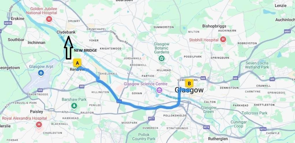 Glasgow Apartment Close To The Airport Renfrew Exteriör bild